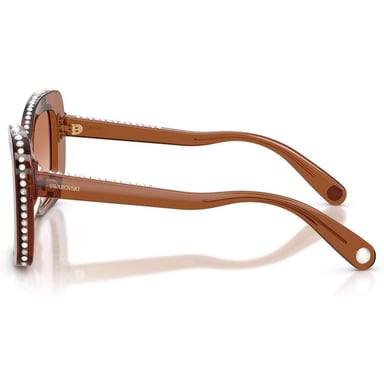 SWAROVSKI LENTES DE SOL MARIPOSA SK6062U 51 MM MUJER | TRANSPARENT BROWN/GRADIENT BROWN - 3