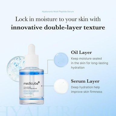 SUERO MEDICUBE HYALURONIC MULTI PEPTIDE SERUM 1 OZ / 30 ML - 5