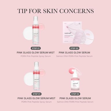 SPRAY SERUM MEDICUBE SALMON PINK GLUTATHIONE SPRAY SERUM 3.4 OZ / 100 ML - 5