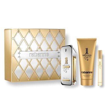 SET PERFUME RABANNE 1 MILLION LUCKY HOMBRE 3 PZS - 1