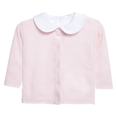 CONJUNTO ALGODÓN BEBÉ NIÑA LIMA FASHION KIDS ROSADO FIESTA AJUAR OVEROL HILO 4 PIEZAS - 4