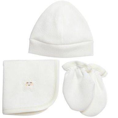 CONJUNTO UNISEX LIMA FASHION KIDS BEIGE ESPECIAL AJUAR BEBÉ DULCE ESTRELLA 6 PIEZAS 0-3M - 3