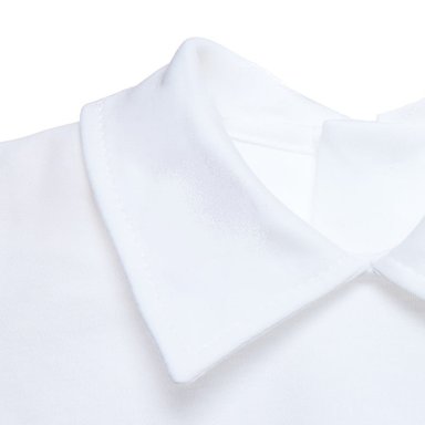 CONJUNTO ALGODÓN UNISEX LIMA FASHION KIDS BLANCO FIESTA AJUAR OVEROL HILO BEBÉ 4 PIEZAS - 5