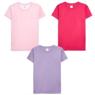 CAMISETA ALGODÓN PIMA NIÑA LIMA FASHION KIDS MULTICOLOR BASICOS PACK