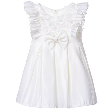 VESTIDO MAXI NIÑA LIMA FASHION KIDS BLANCO BAUTIZO PALOMA