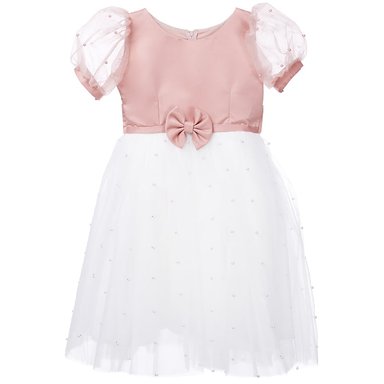 VESTIDO PARA NIÑA DE FIESTA PERLA