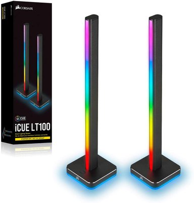 KIT CORSAIR INICIO TORRES LED RGB LT100 INTELIGENTE ICUE - 1