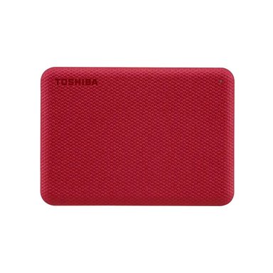 DISCO DURO PORTATIL TOSHIBA CANVIO ADVANCE 2TB ROJO, USB 3.2 - 2