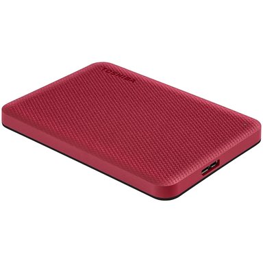 DISCO DURO PORTATIL TOSHIBA CANVIO ADVANCE 2TB ROJO, USB 3.2 - 4