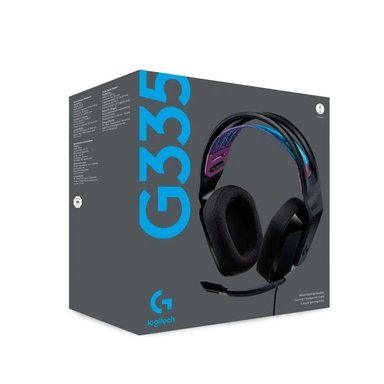AUDÍFONOS GAMER LOGITECH G335 WIRED 3.5 MM NEGRO 981-000977 - 2