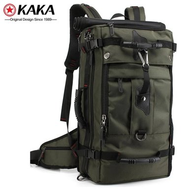 MOCHILA KAKA VIAJE GRAN CAPIDAD OUTDOOR 2070 VERDE 40L