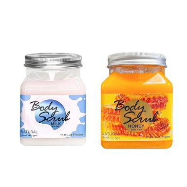 EXFOLIANTE CORPORAL WOKALI BASE SAL MAR LECHE MIEL WOKALY - 1