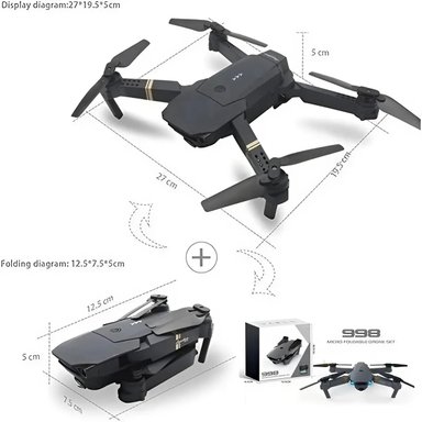 DRONE CON CÁMARA 4K 998-PRO MINI DRONE - 1