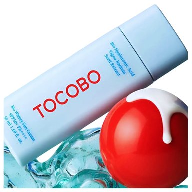 BLOQUEADOR FACIAL TOCOBO CREMA SOLAR BIOLOGICA ACUOSA SPF 50+ PA++++ 50 GR - 1