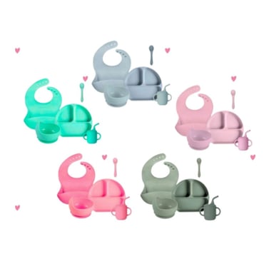 SET PARA COMIDA PARA BEBE 5 PIEZAS - 1