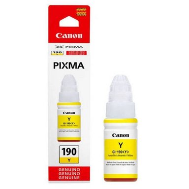 TINTA CANON GI-190Y AMARILLO BOTELLA