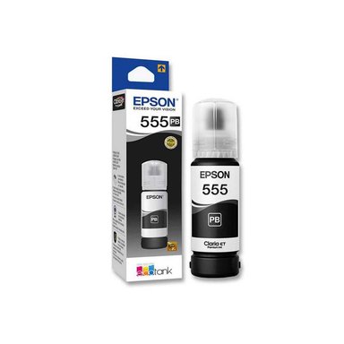 TINTA EPSON T555 NEGRO BOTELLA