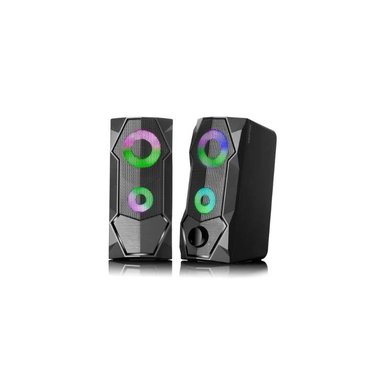 PARLANTE MICRONICS MIC S324 KRIPTON MULTIMEDIA GAMER SOUND 2.0 RGB - 1