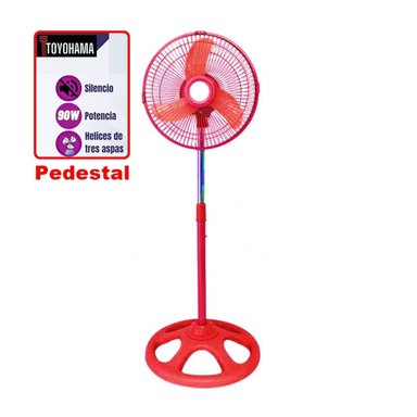 VENTILADOR DE 12 TOYOHAMA 90W 160° ROJO