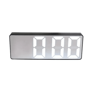RELOJ DESPERTADOR DE MESA CON ESPEJO LED MODERNO