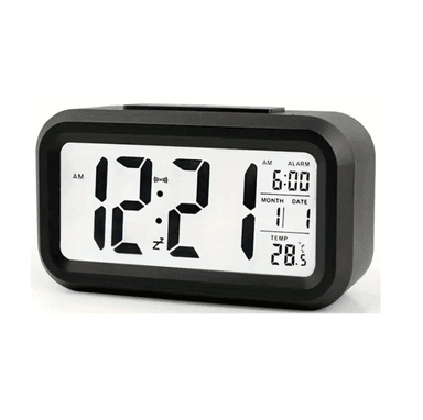 RELOJ DESPERTADOR DIGITAL PANTALLA LED MUESTRA LA TEMPERATURA