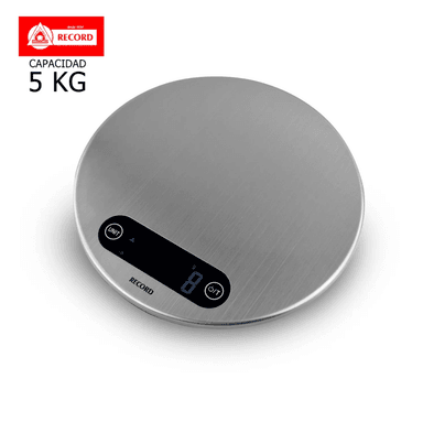 BALANZA DIGITAL RECORD REC- INBLD170 CAPACIDAD HASTA 5KG INOX