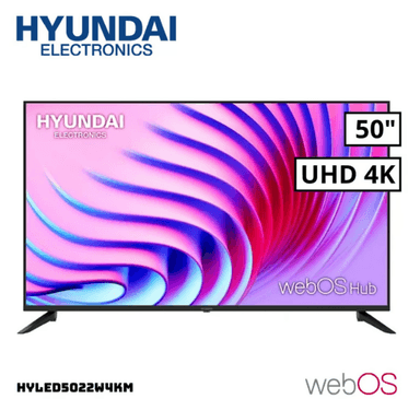 TELEVISOR HYUNDAI 50 SMART TV WEBOS HUB 4K UHD LED - HYLED5022W4KM