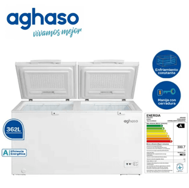 CONGELADORA AGHASO CONG-AGH02 362 LITROS