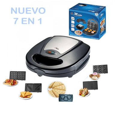 WAFLERA SANDWICHERA 7 EN 1 ELECTROMASTER 1000 WATTS