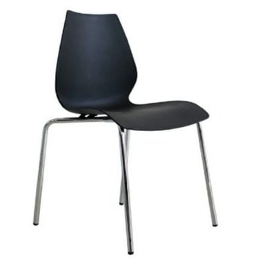 SILLA DE DISEÑO BRENDA NEGRO MOBELART