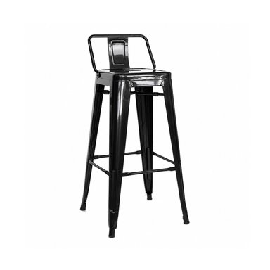 SILLA BAR MOBEL ART PERU BARRA CLOE BANCO ESPALDAR MOBELART METAL NEGRO - 1