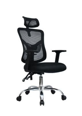 SILLA DE OFICINA ERGONÓMICA PRESIDENTE FONE ULTRA NEGRO MOBELART