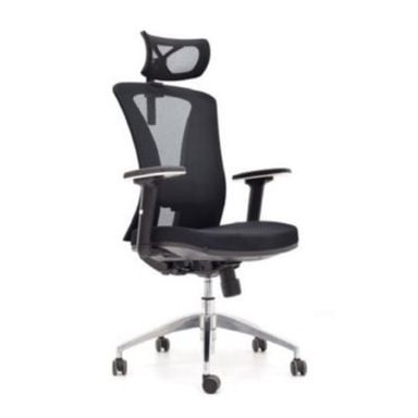 SILLA DE OFICINA ERGONÓMICA PRESIDENTE VERSALLES NEGRO MOBELART