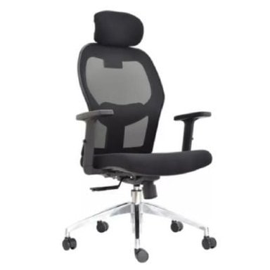 SILLA DE OFICINA ERGONÓMICA MOBEL ART PERU PRESIDENTE NORUEGA NEGRO MOBELART