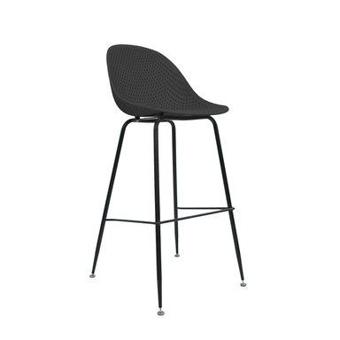 SILLA BAR MOBEL ART PERU YOKU FIJA MOBELART ACERO NEGRO - 1