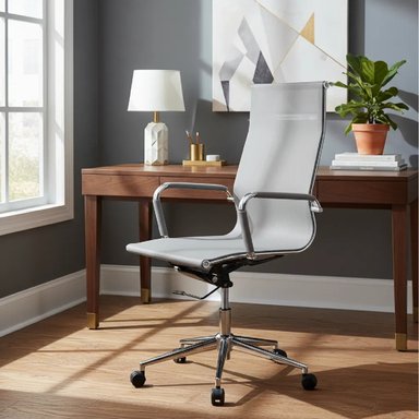 SILLA DE OFICINA MOBEL ART PERU APOLO PRESIDENTE GRIS MOBELART