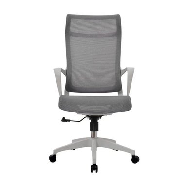 SILLA DE OFICINA PRESIDENTE RIGS MALLA GRIS MÖBELART - 3