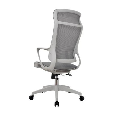 SILLA DE OFICINA PRESIDENTE RIGS MALLA GRIS MÖBELART - 5