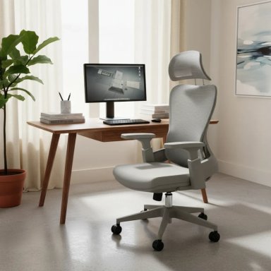 SILLA DE OFICINA PRESIDENTE BIOX GRIS MÖBELART