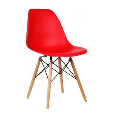 SILLA DISEÑO EAMES ROJO MÖBELART