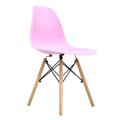 SILLA DISEÑO EAMES ROSADO BE MÖBELART