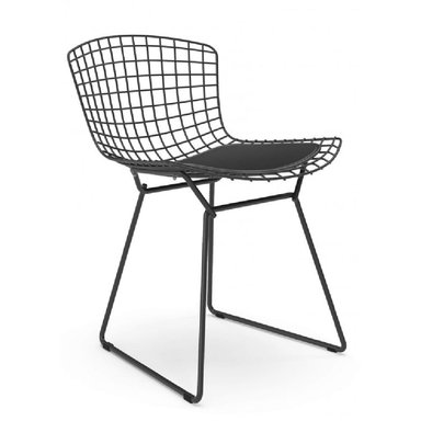 SILLA DISEÑO BERTOIA NEGRO MÖBELART