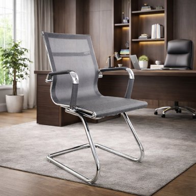 SILLA DE OFICINA VISITA APOLO GRIS MÖBELART