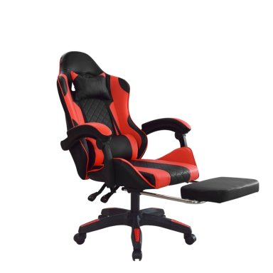 SILLA GAMER BYD NEGRO/ROJO CON REPOSAPIÉS MÖBELART