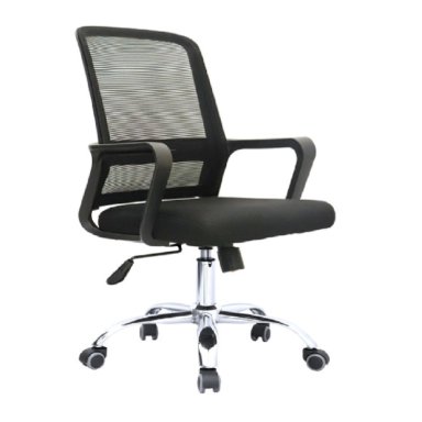 SILLA DE OFICINA GERENTE KILL BC NEGRO MÖBELART