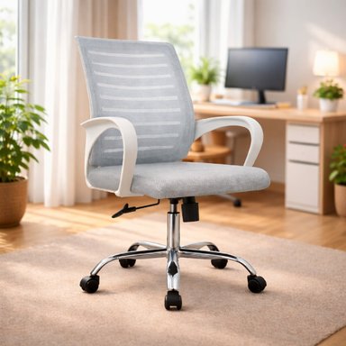 SILLA DE OFICINA EJECUTIVA DEX XJ ECO GRIS MÖBELART