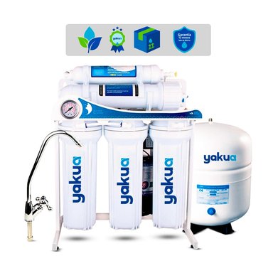 PURIFICADOR YAKUA RO-100G-D02 AGUA OSMOSIS INVERSA 100 GPD