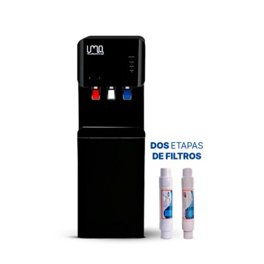 DISPENSADOR DE AGUA ULTRA BLACK PEDESTAL CON FILTROS