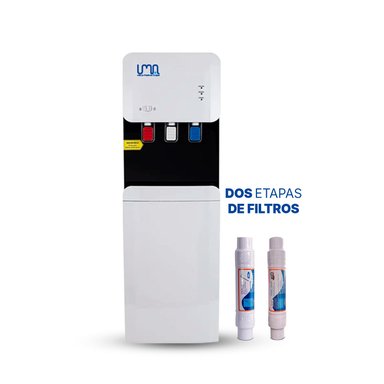 DISPENSADOR DE AGUA PRO WHITE PEDESTAL CON FILTROS