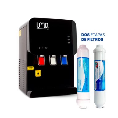 MINI DISPENSADOR DE AGUA ULTRA BLACK CON FILTROS